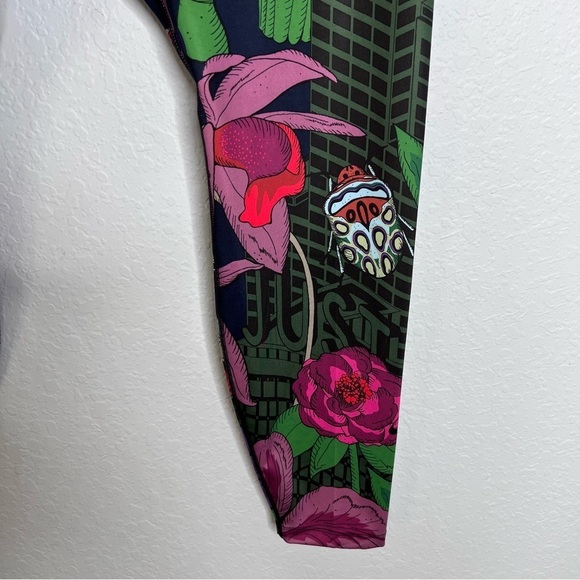 Nike Leggings Women 1X One Icon Clash Floral High Rise Tropical training run B25 - Picture 2 of 8